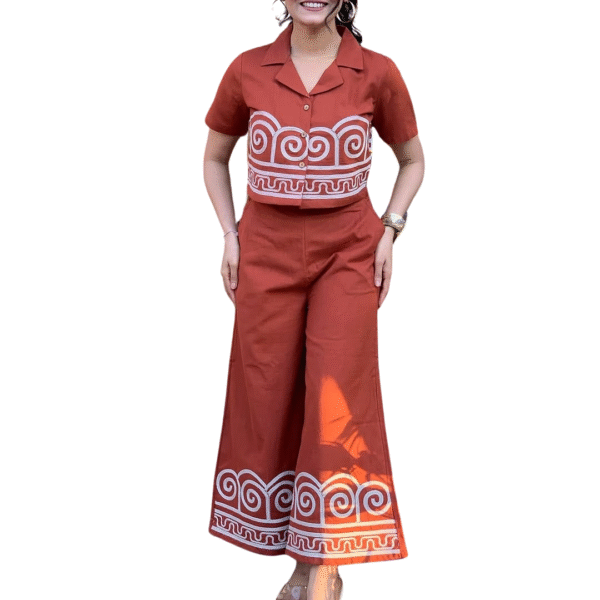 Laidback Luxe ? Embroidered Floral Dress with Printed Touch (L)